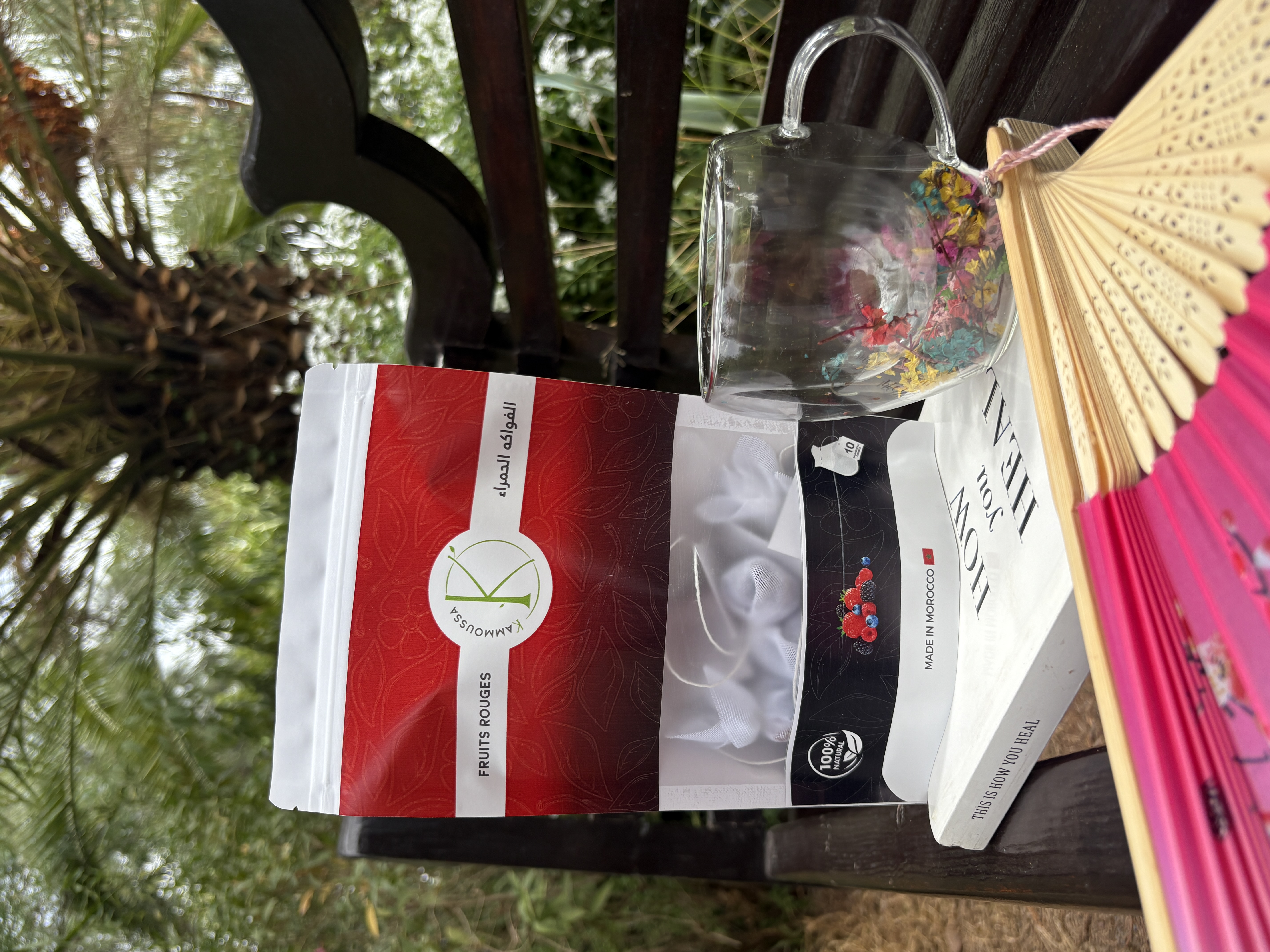 Verbena and natural gum